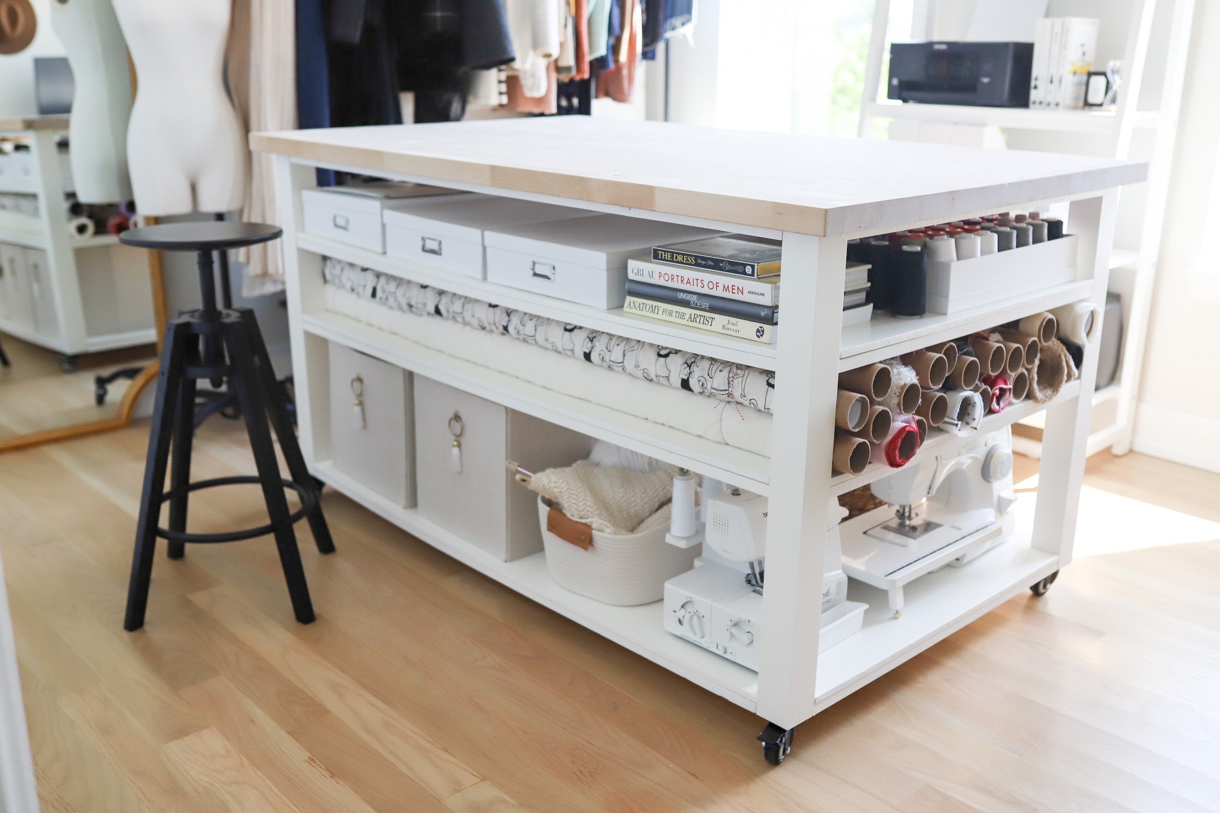 dress cutting table Sewing & Cutting Table DIY for Your Craft or Sewing Studio