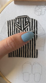 Pajama Set Embroidery Kit