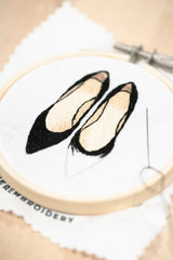 Pair of Heels Mini Needle Painting Embroidery Project by kdornbier