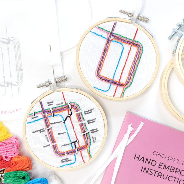 Cable Knit Socks Ornament Embroidery Kit – kdornbier designs