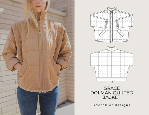 Grace Dolman Quilted Jacket