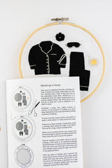 Pajama Set Embroidery Kit Instructional Booklet by kdornbier