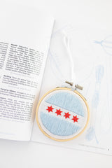 Chicago Flag Embroidery Instructional Booklet by kdornbier