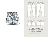 Brooklyn Paperbag Waist 7/8th Pants and Shorts