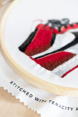 Air Jordan 1 Needle Painting Kit Detail by kdornbier